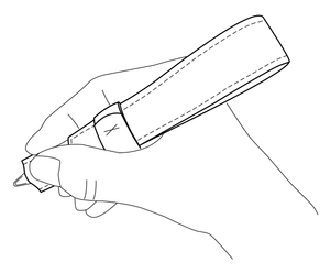 beta,leather pen large