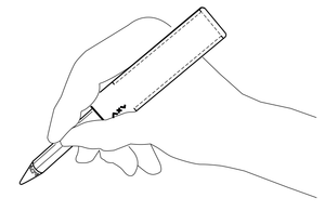 beta,leather pen small